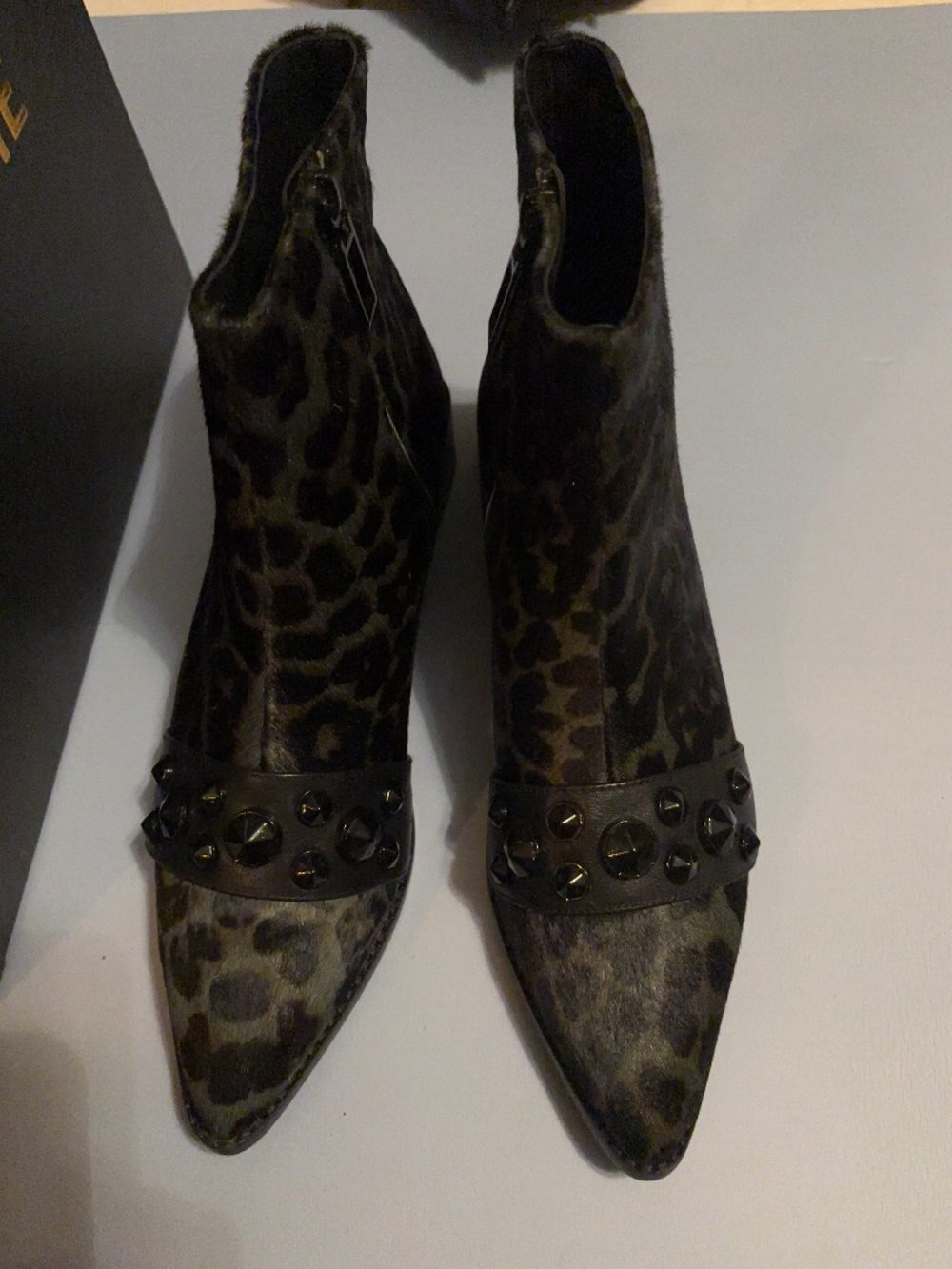 Kay Maconie Buffy Animal Pony Bootie Side Zipper Jasper Size 41